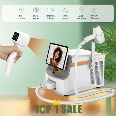 1064nm 808 ไดโอเดส เลเซอร์ เครื่องสวยมือถือที่มีหน้าจอใหญ่
