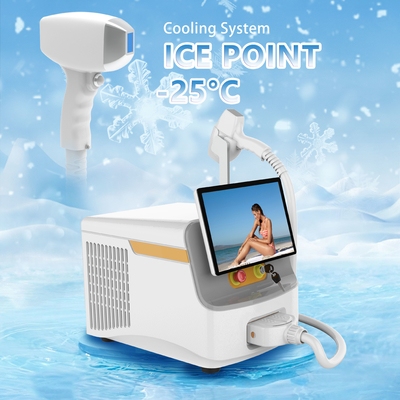 OEM ODM เครื่องกําจัดผมเลเซอร์ไดโอด์พกพาสําหรับบ้าน รับประกัน 2 ปี
