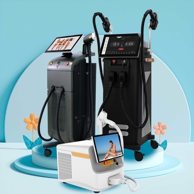 เครื่องกําจัดผมเลเซอร์ไดโอด์พกพาระดับการแพทย์ 3 ความยาวคลื่น