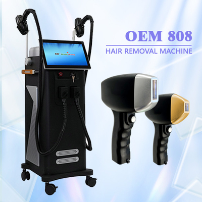 808nm 810nm 2 ใน 1 ไดโอเดสเลเซอร์ตัดผมเครื่อง Salon MDSAP ยอมรับ