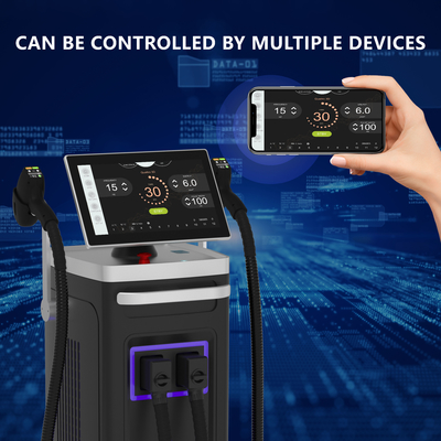 เครื่องกําจัดผมด้วยเลเซอร์ไดโอเดส KM 2024 แลก 6 ขนาด ด้วยมือแรงสูง 3000W