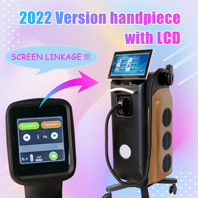2023 Ice Platinum 808nm Diode Hair Removal Handle พร้อม CD คู่มือและการฝึกออนไลน์
