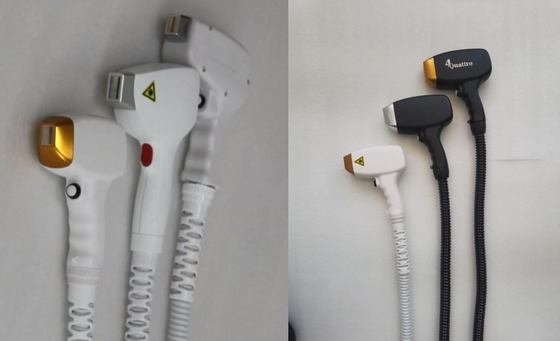 ROHS อะไหล่เครื่องสําอางดีโอเดสเลเซอร์มือชิ้นยาวคลื่นสาม 755nm 808nm 1064nm