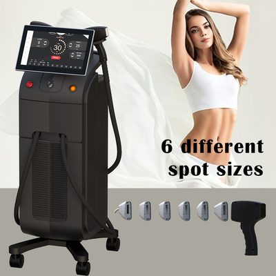 810nm 808nm Diode Ice Laser Machine 3 Wave สําหรับการกระชับผิวหนัง / กําจัดรู