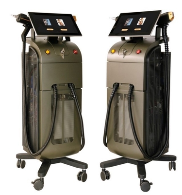 XL Ice Titanium 808 810nm Diode Trio Laser Hair Removal Q Switch ND YAG การกําจัดรอยสักด้วยเลเซอร์