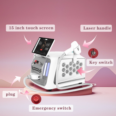 เครื่องกําจัดผมเลเซอร์ที่ได้รับคะแนนสูงสุด 808 สําหรับผลการรักษาอย่างถาวร