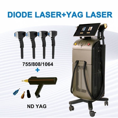 4 ใน 1 ไดโอเดสเลเซอร์ E-Light OPT IPL เครื่องกําจัดผมสําหรับการกําจัดรอยสัก