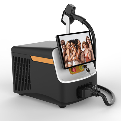 755 808 1064 อุปกรณ์กําจัดผมจากผิวหนังด้วยเลเซอร์ไดโอเดส (diode laser skin hair removal device) พร้อม 6-16 สายเลเซอร์และจอสัมผัส