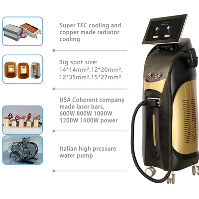 OEM Salon เครื่องกําจัดผมเลเซอร์ Diode 808 เครื่องเลเซอร์ภาษาอังกฤษ ตัวเลือก