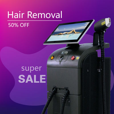 อุปกรณ์กําจัดผมด้วยเลเซอร์ไดโอเดสเบา มีเทคโนโลยีการเย็นเร็ว ลดความไม่สบายใจในระหว่างการดําเนินการ