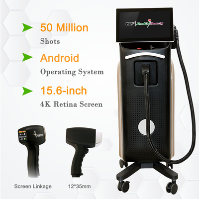 KM Diodo Trio Diode Laser XL Ice 808nm เครื่องกําจัดผมที่กําหนดเอง