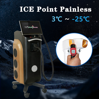 KM Diodo Trio Diode Laser XL Ice 808nm เครื่องกําจัดผมที่กําหนดเอง