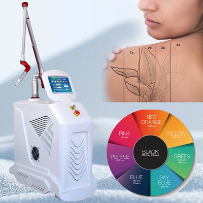 1064nm Q Switched Nd Yag Laser Picosecond เครื่องกําจัดรอยสัก