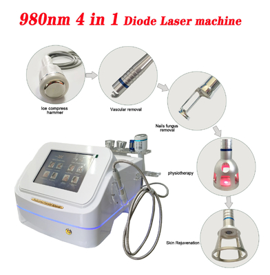 เครื่องกําจัดหลอดเลือดด้วยเลเซอร์ 15W 30W สําหรับการรักษาเล็บเท้า / การเยียวยาผิวหนังด้วยเลเซอร์ร้อน