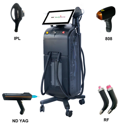 เครื่องกําจัดผมด้วยเลเซอร์ 3 ใน 1 ไดโอเดส, ND YAG IPL อุปกรณ์เยียวยาผิว