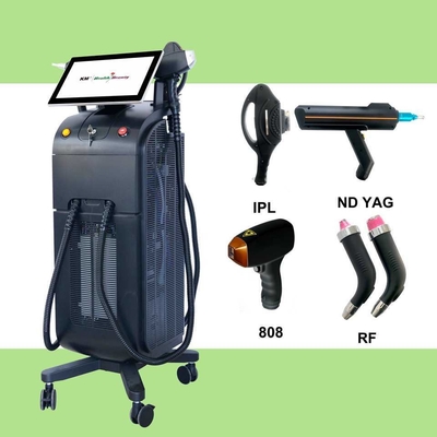 755nm 808nm 1064nm เครื่องทําความงามหลากหลายฟังก์ชัน Pico Nd YAG เลเซอร์ด้วยเทคโนโลยี RF