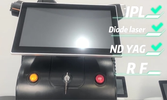เครื่องทําความงามหลายประการทางการค้า 755nm 808nm 1064nm สําหรับ IPL Opt Laser Hair Removal