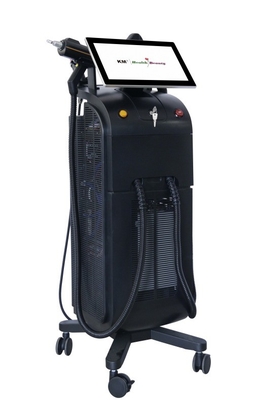 เครื่องกําจัดผมเลเซอร์ OPT IPL RF ND YAG มีหลายฟังก์ชัน พร้อมจอสัมผัส 15 นิ้ว