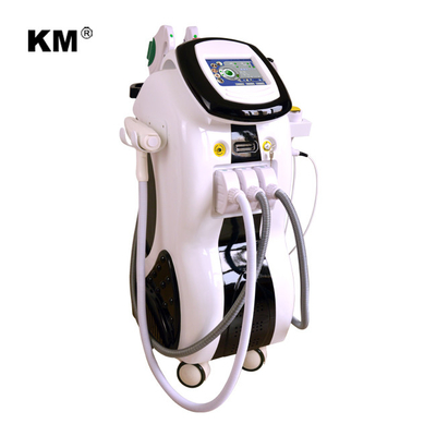 5in1 ซาลอน / สปา IPL RF Cavitation Machine YAG เลเซอร์ดูแลผิวหนัง อุปกรณ์ความงาม