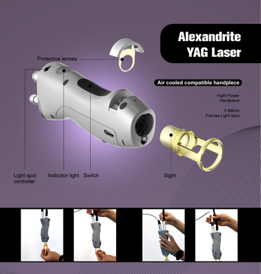 Nd Yag Candle Alexandrite Laser Machine การกําจัดผมด้วย Mdsap