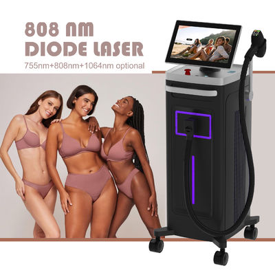 4 ความยาวคลื่น ไอซ์ แพลตินัม อเล็กซานดริท เลเซอร์ ไดโอเดส เลเซอร์ 755 808 1064 Tria Beauty Hair Removal Laser 4x Cire การกําจัดผม